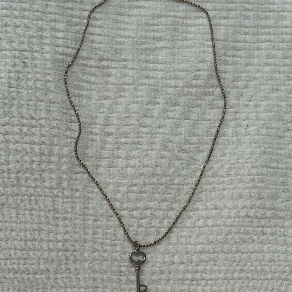 Marc By Marc Jacobs Logo Key Pendant Necklace